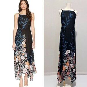 Free People Embrace It Floral-Print Maxi Dress S Boho Resort Beachy Poolside